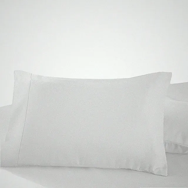 100% Cotton Pillow Cases Queen Size Set of 2 Luxury 600 Thread Count Sateen W...