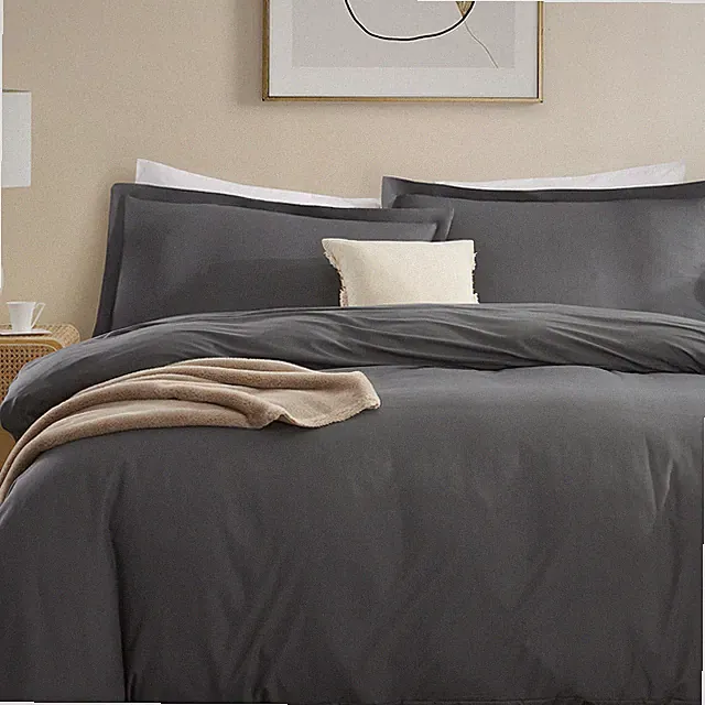 3 Pc Duvet Cover Set by Nymbus 1800 Series Ultra Soft Luxurious Comforter Cover