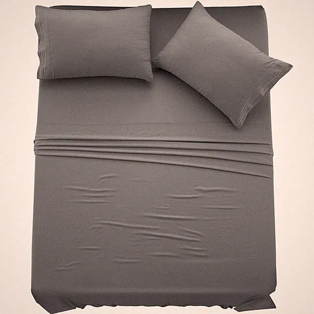 Bed sheet set 4 Piece Ultra Soft Microfiber Deep Pocket Sheets Hotel Quality