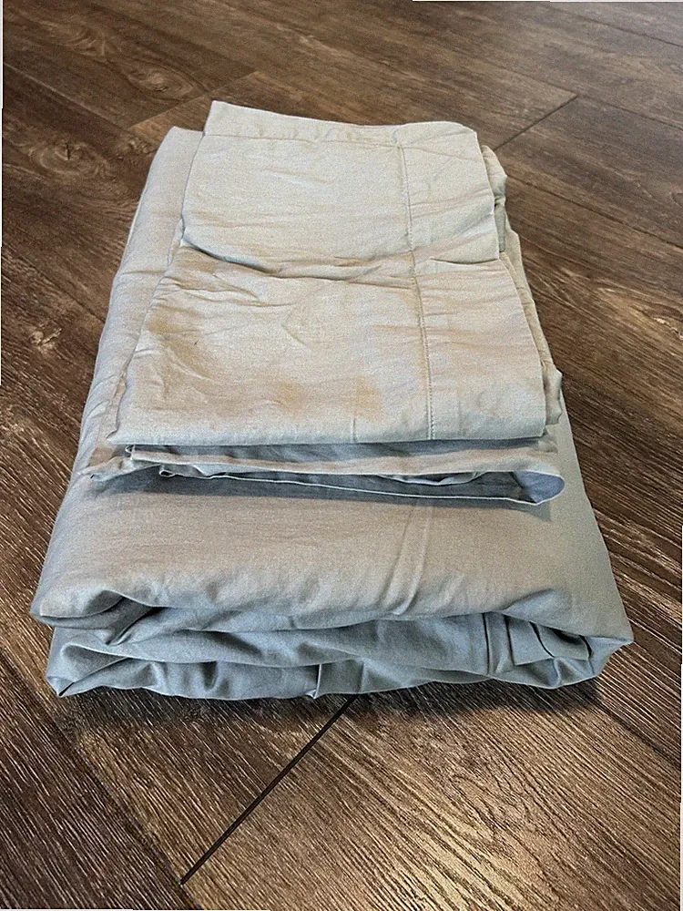Boll & Branch Signature Hemmed Full/Queen Duvet Cover + Shams Set Sageleaf