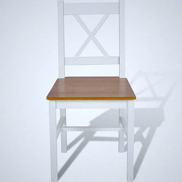 Dining Chairs Accent Chair with Curved Slat Back for Kitchen Pinewood vidaXL