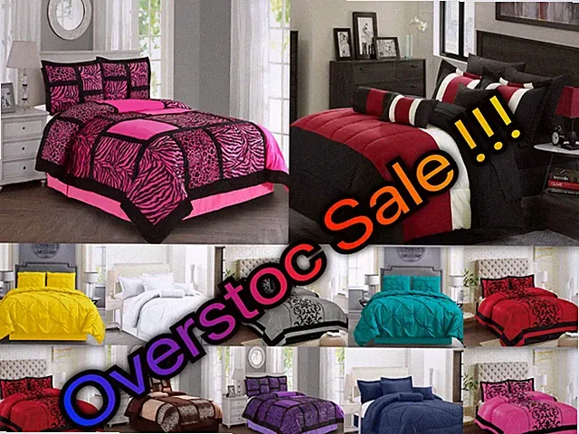 Empire Home 4-Piece Comforter Set ALL COLORS - ALL SIZES - Overstock Sale !!!
