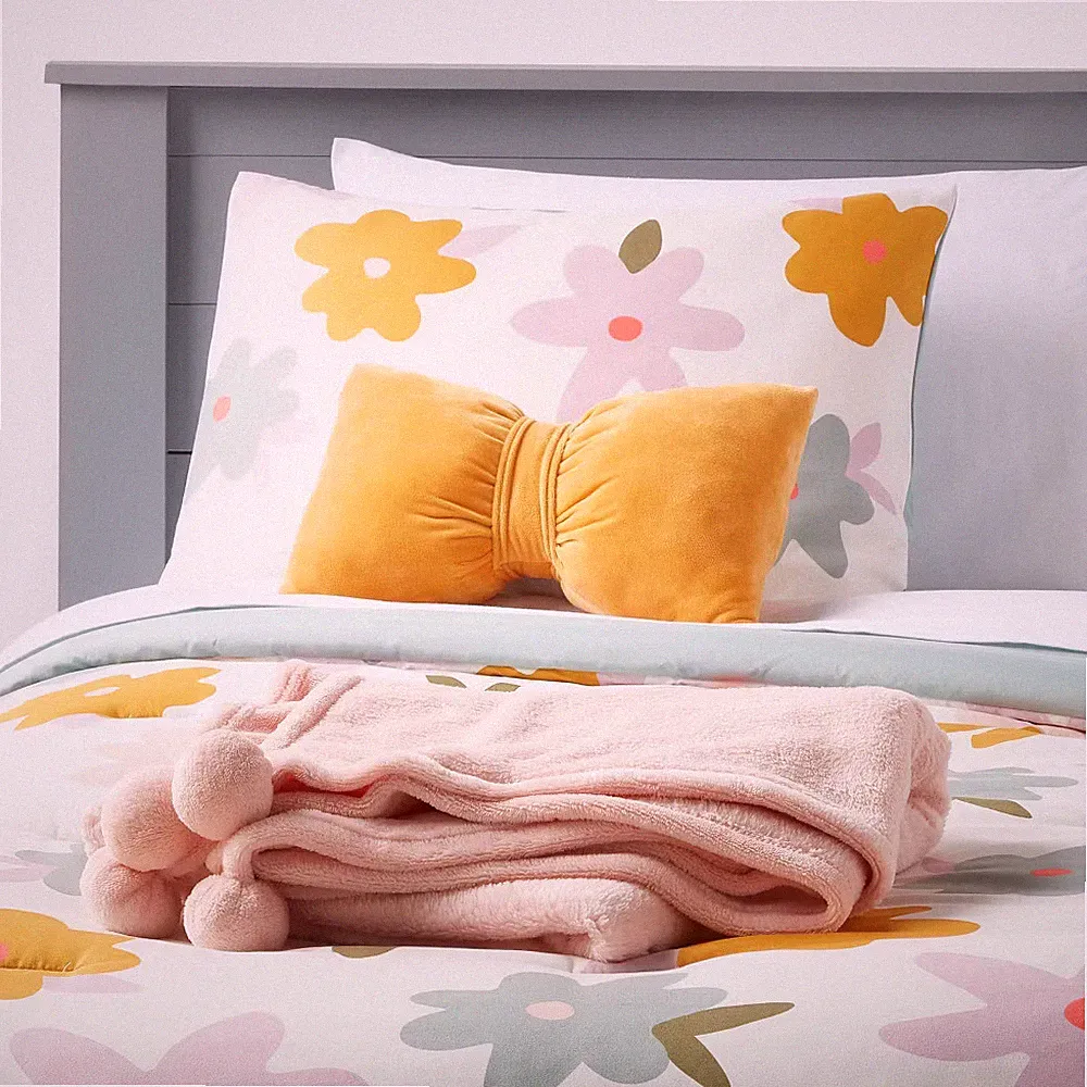 Full/Queen Floral Value Multi-Piece Kids' Bedding Set - Pillowfort