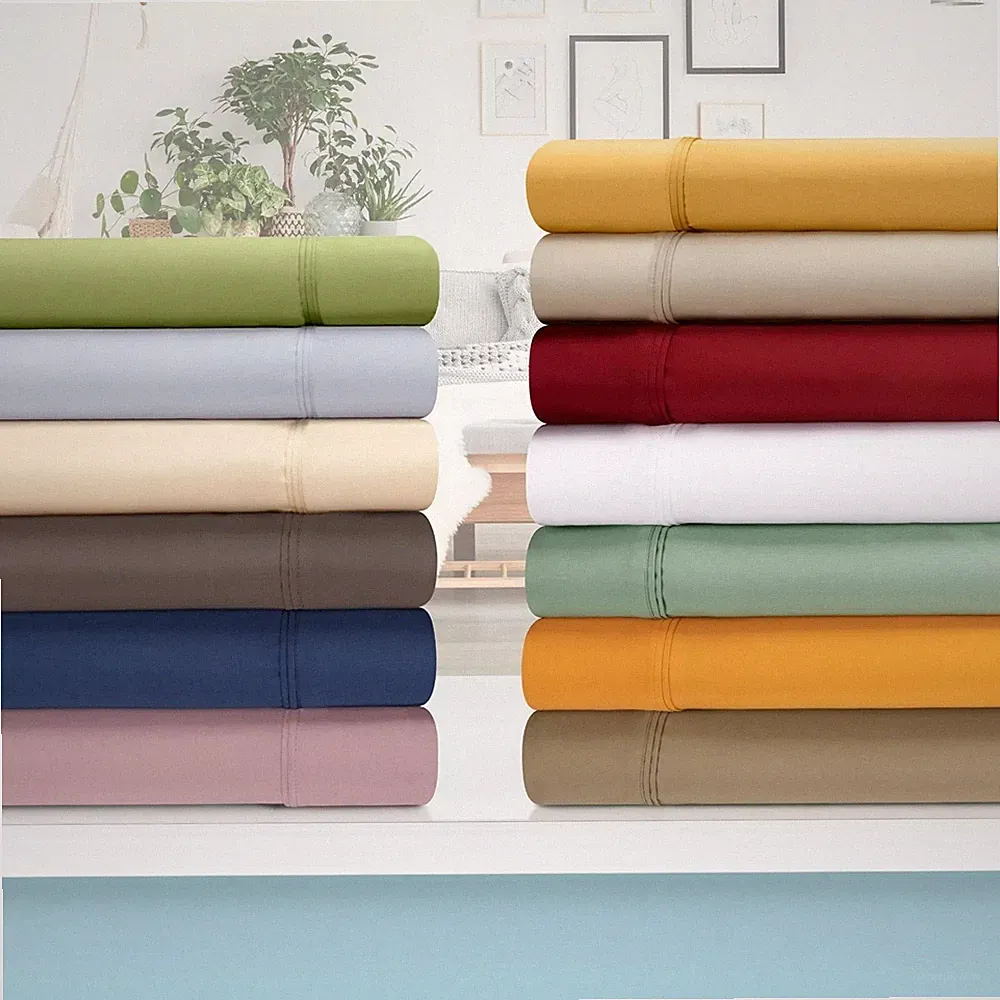 Twin XL Size Bedding Things Egyptian Cotton 1000-1200 Thread Count Solid Colors