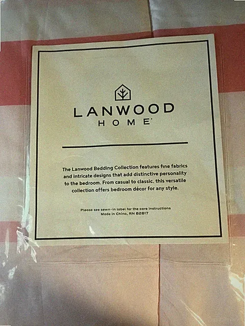 Lanwood Home 8:piece Comforter Set Blush RN 82817 BBin