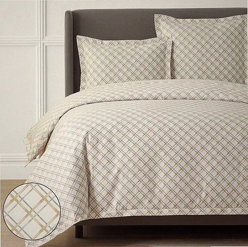 Leander Wrinkle-Free Sateen Duvet Cover – Gray Multi Twin/Twin XL
