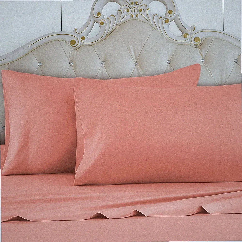 Mainstays Twin XL Soft Microfiber 3 Piece Bed Sheet Set (Racy/Hot Pink) 14" Deep