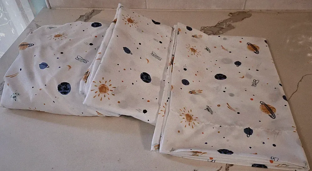 Pillowfort Outer Space 3pc Twin Sheet Set Microfiber Childrens Bedding
