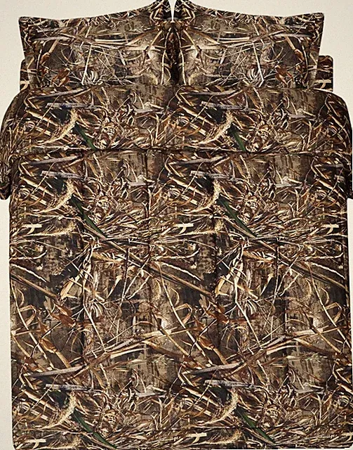 VISI-ONE RealTree Camo Comforter Set – All-Season Microfiber Décor Bed Set