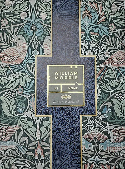 🍓WILLIAM MORRIS Duvet Set KING 3 Pieces BIRD Dark MIneral Floral NEW🍓